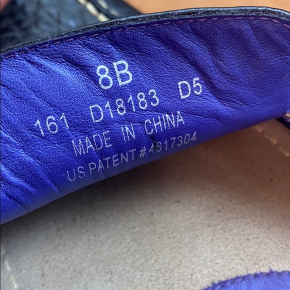 Cole Haan black leather slip on mules loafers 8 - Picture 6 of 6